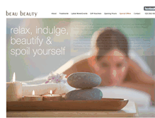 Tablet Screenshot of beau-beauty.com